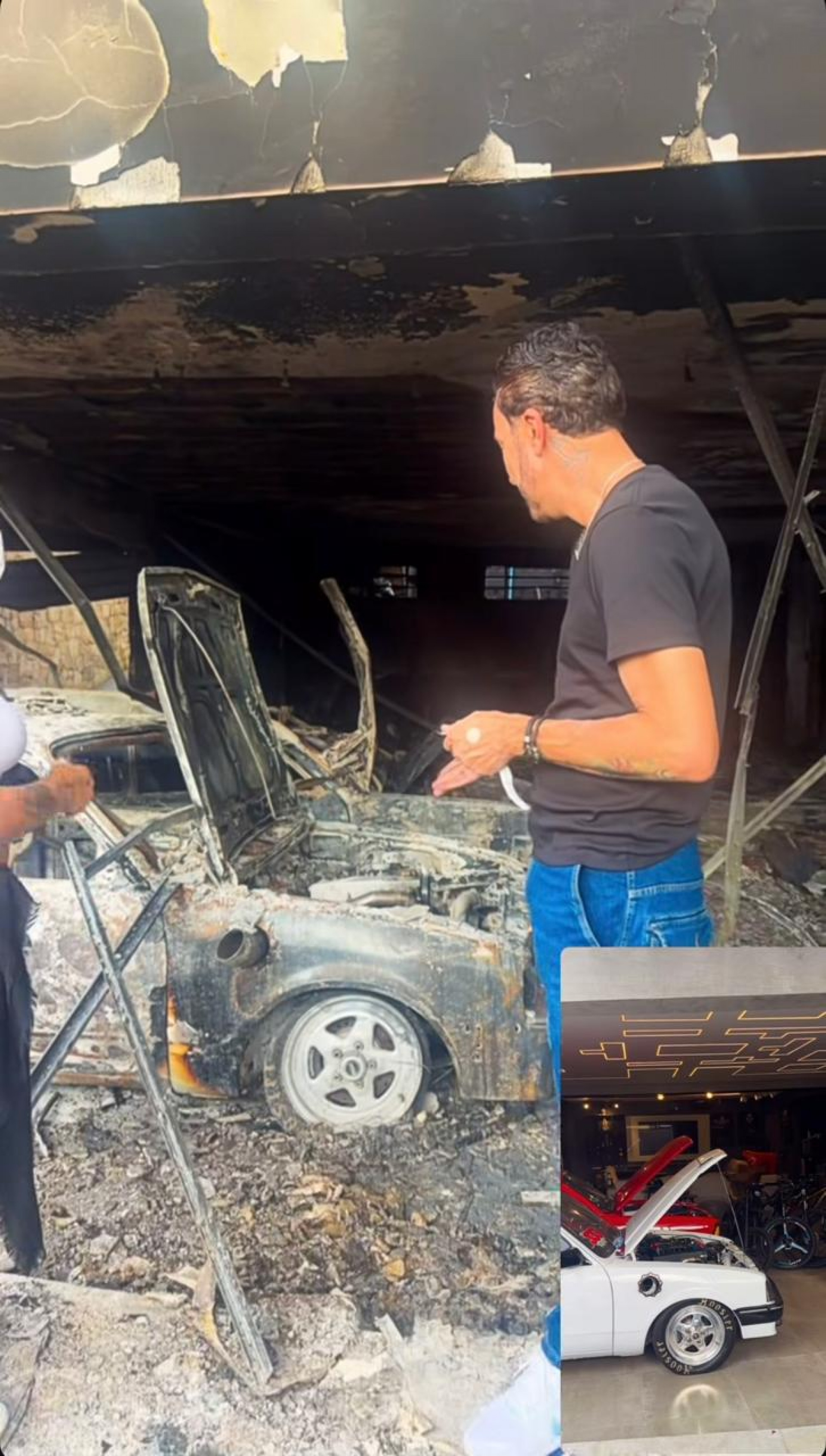 Pai de MC Gui mostra casa destruída por incêndio após alta hospitalar - Reprodução / Instagram