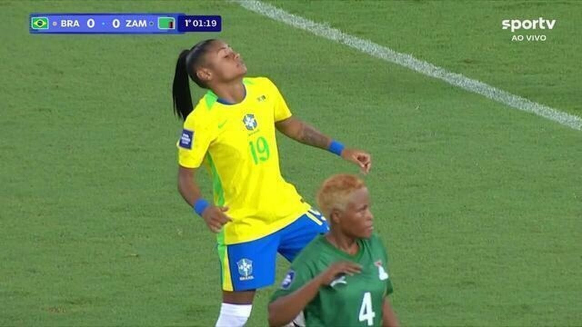 Sobrou para Z&acirc;mbia! Brasil volta a golear, segue 100% e lidera Fifa Series