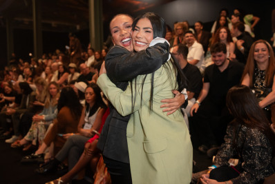 Fora do 'BBB 26', Marciele e Maxiane se encontram em evento de moda