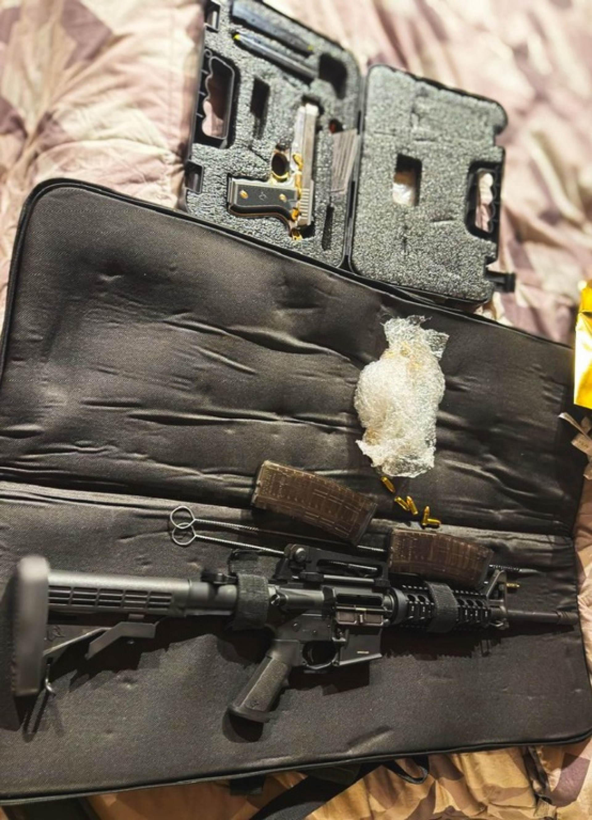 PF apreendeu apreendidos armas durante a Operação Narcofluxo - Divulgação/Polícia Federal