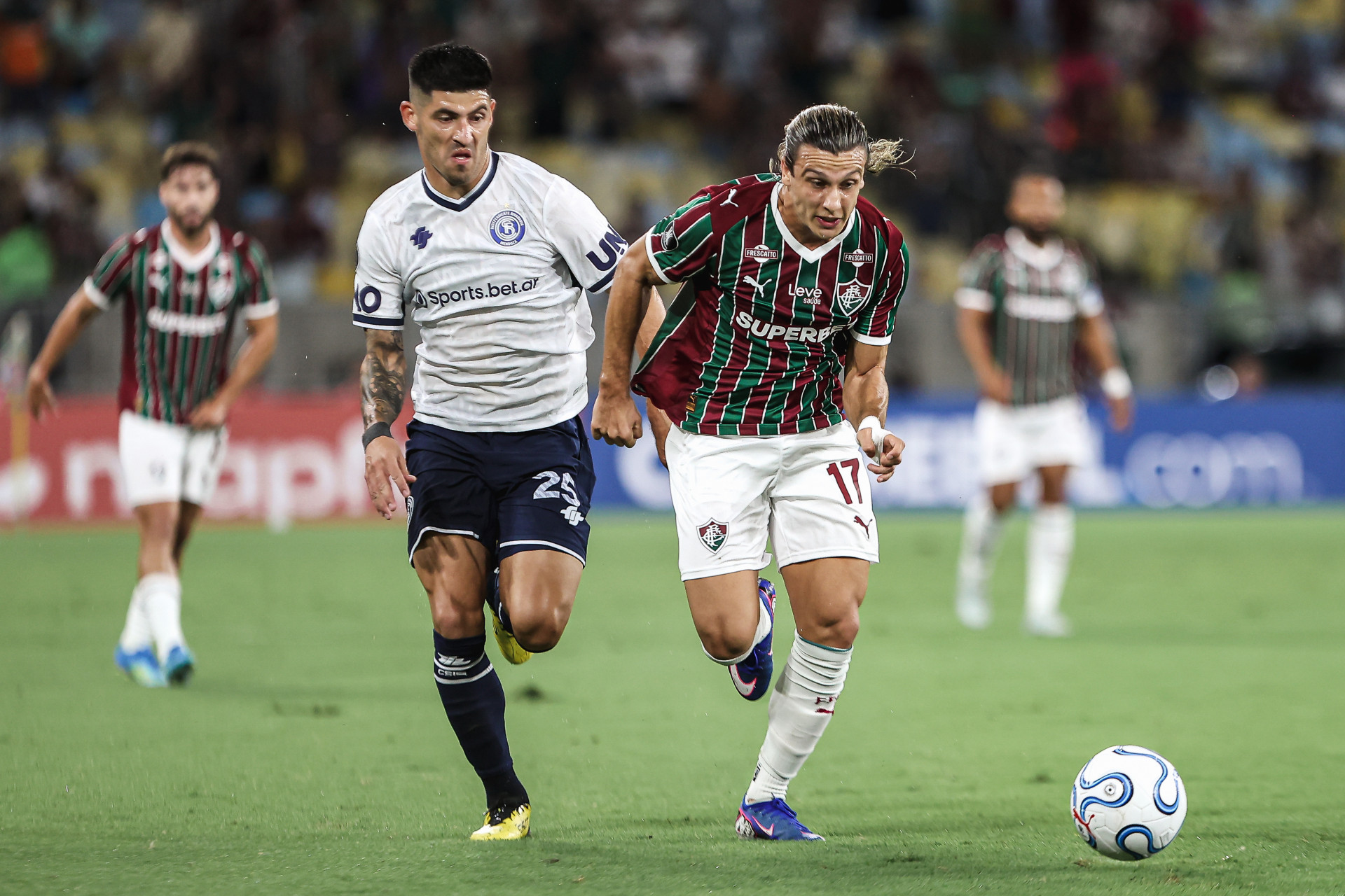 Rio de Janeiro, Brasil - 15/04/2026 - Estádio Maracanã.   
Fluminense enfrenta o Independiente Rivadavia esta noite no Maracanã pela 2ª rodada da fase de grupos da Conmebol Libertadores 2026. - Lucas Merçon/Fluminense