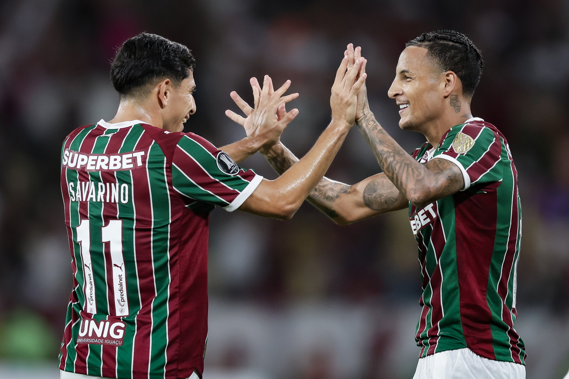 Rio de Janeiro, Brasil - 15/04/2026 - Estádio Maracanã.
Fluminense enfrenta o Independiente Rivadavia esta noite no Maracanã pela 2ª rodada da fase de grupos da Conmebol Libertadores 2026. - Marcelo Gonçalves/Fluminense