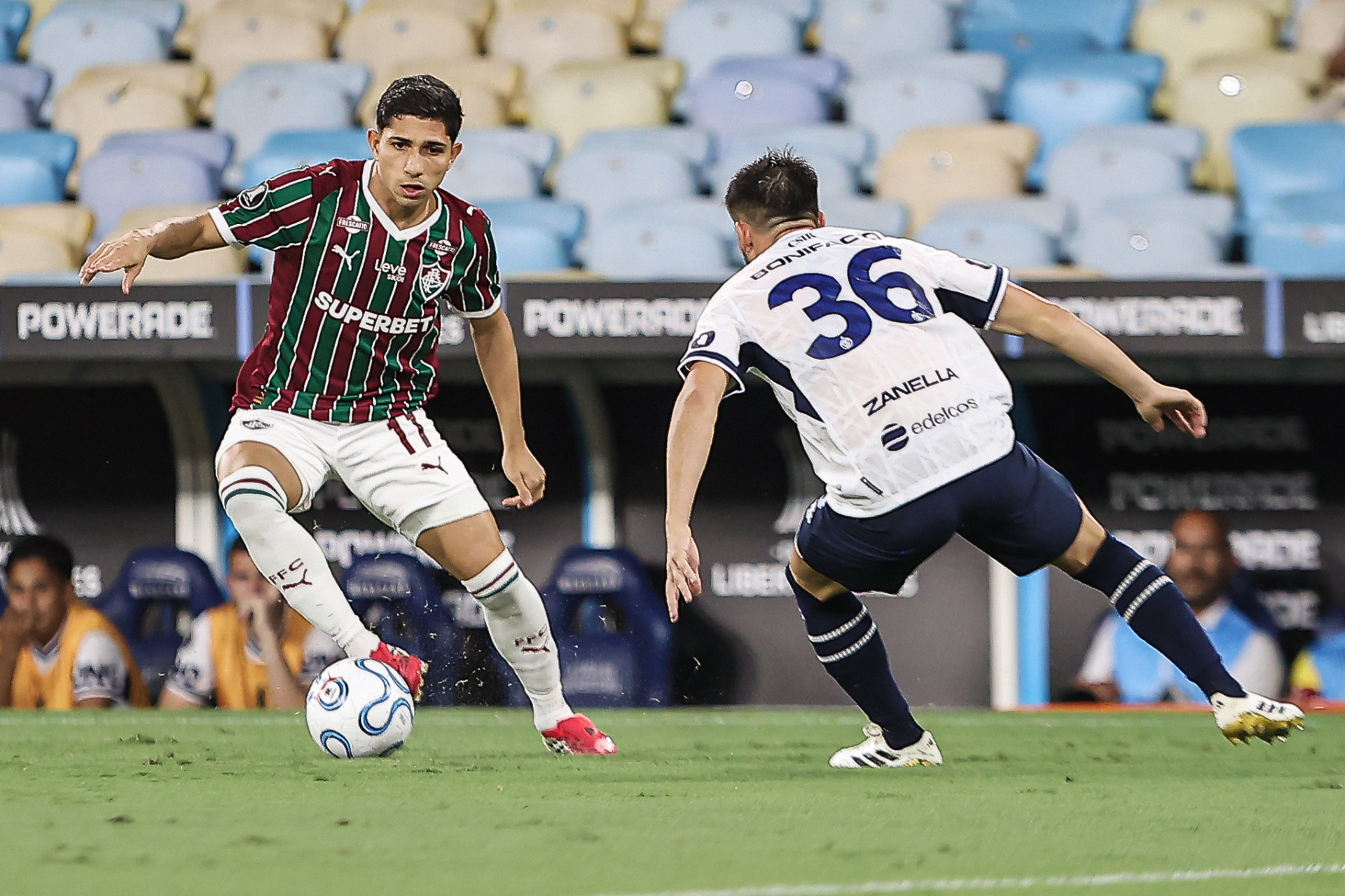 Rio de Janeiro, Brasil - 15/04/2026 - Estádio Maracanã.   
Fluminense enfrenta o Independiente Rivadavia esta noite no Maracanã pela 2ª rodada da fase de grupos da Conmebol Libertadores 2026. - Lucas Merçon/Fluminense