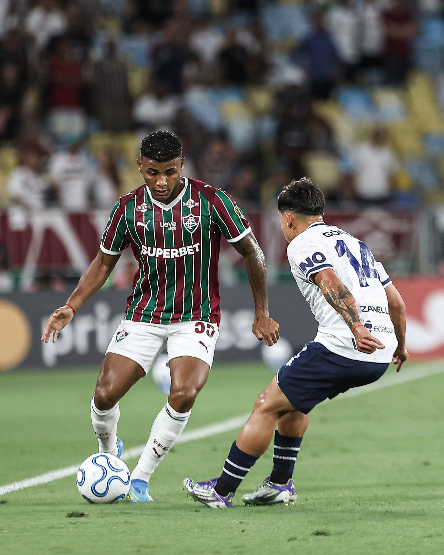 Rio de Janeiro, Brasil - 15/04/2026 - Estádio Maracanã.   
Fluminense enfrenta o Independiente Rivadavia esta noite no Maracanã pela 2ª rodada da fase de grupos da Conmebol Libertadores 2026. - Lucas Merçon/Fluminense