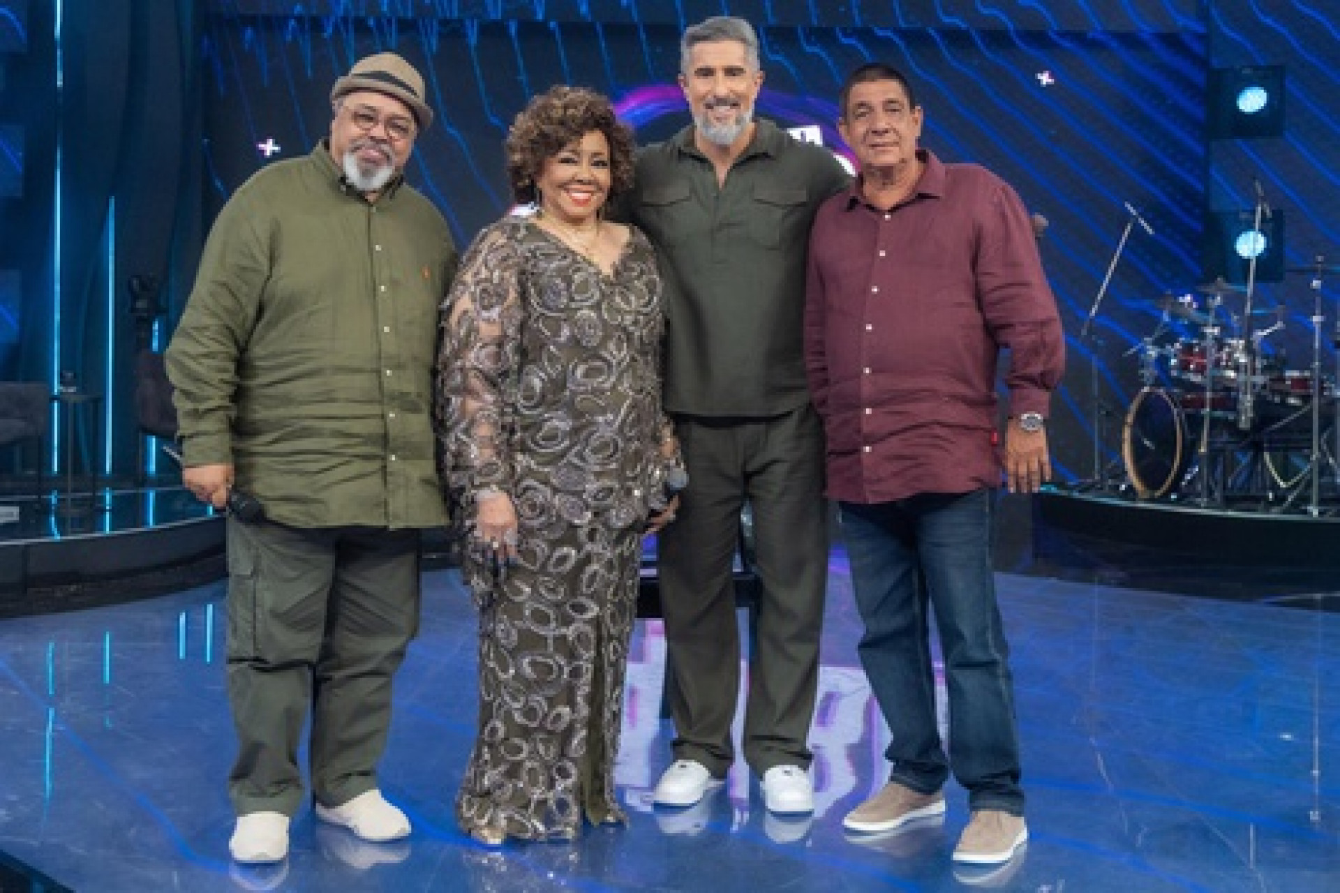 'Caldeir&atilde;o com Mion' recebe Alcione, Zeca Pagodinho e Jorge Arag&atilde;o - Beatriz Damy/Globo