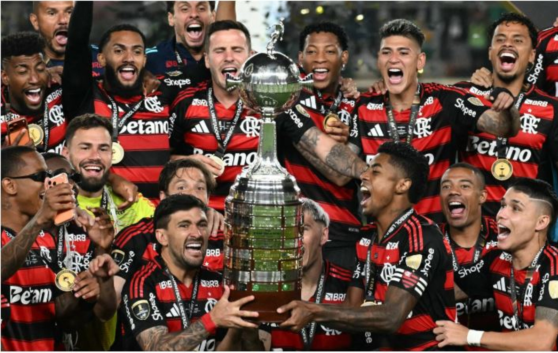 Flamengo campe&atilde;o da Libertadores da Am&eacute;rica 2025 - Luiz Acosta