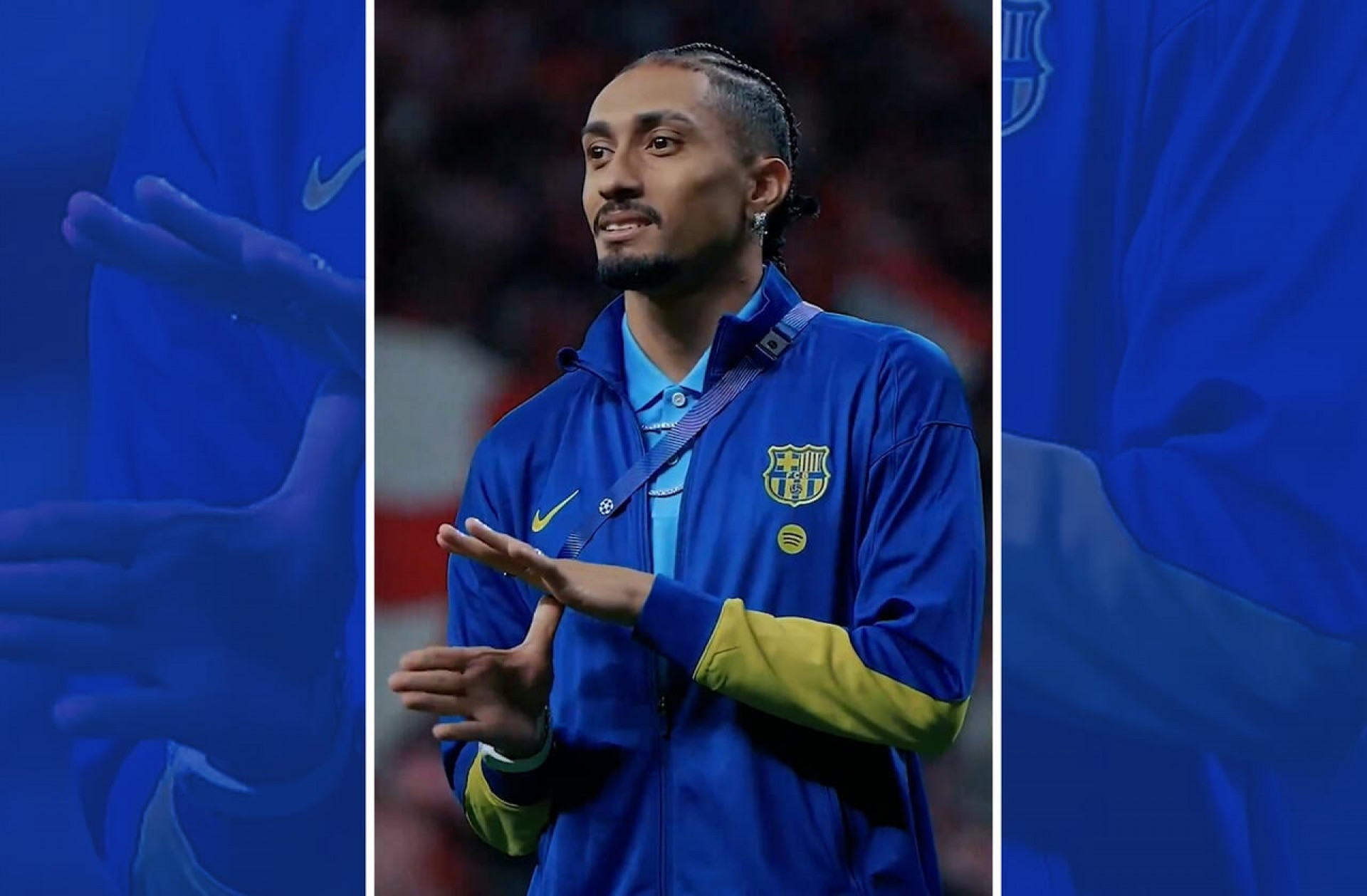 Raphinha corre risco de levar gancho duro por gesto de “roubo” na Champions