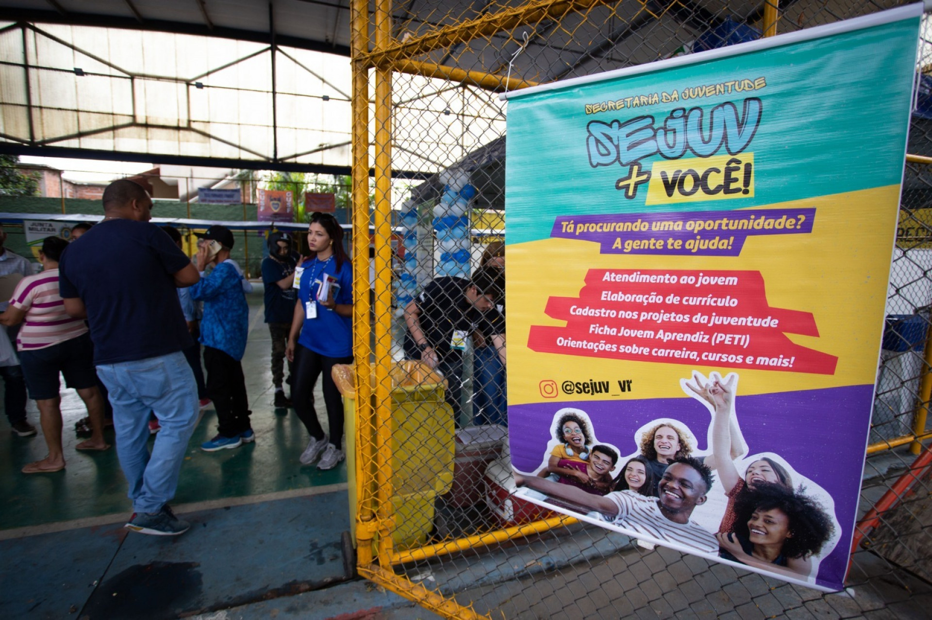 ‘Juventude no Seu Bairro’ leva serviços gratuitos ao bairro Eucaliptal, em Volta Redonda, nesta sexta-feira (17)