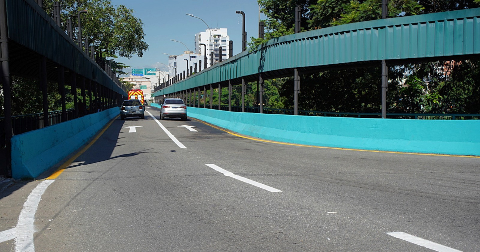 Ponte Pequetito Amorim, em Volta Redonda, é reaberta após passar por manutenção preventiva