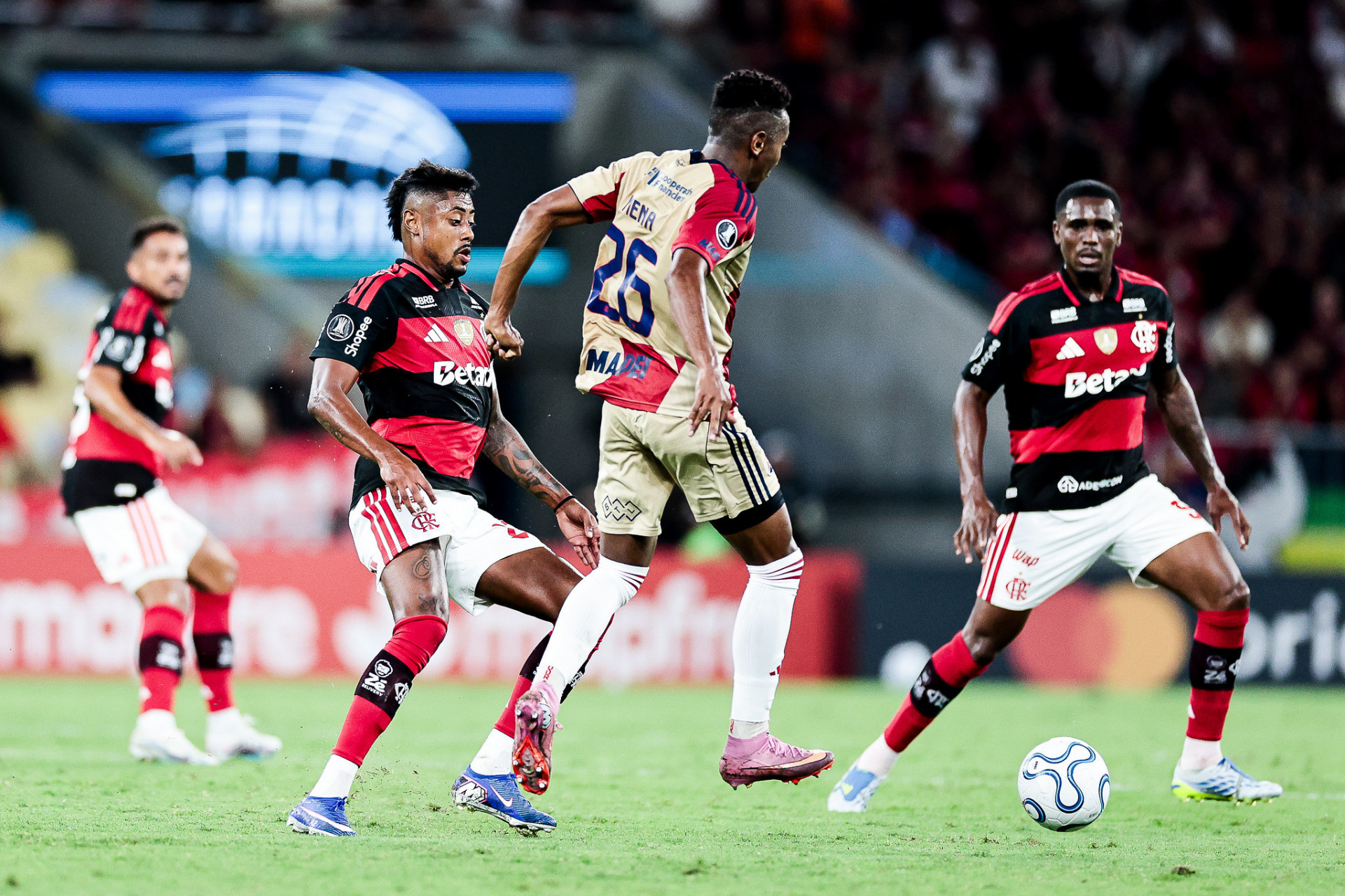 Flamengo enfrentou o Independiente Medellín, da Colômbia - Gilvan de Souza/Flamengo