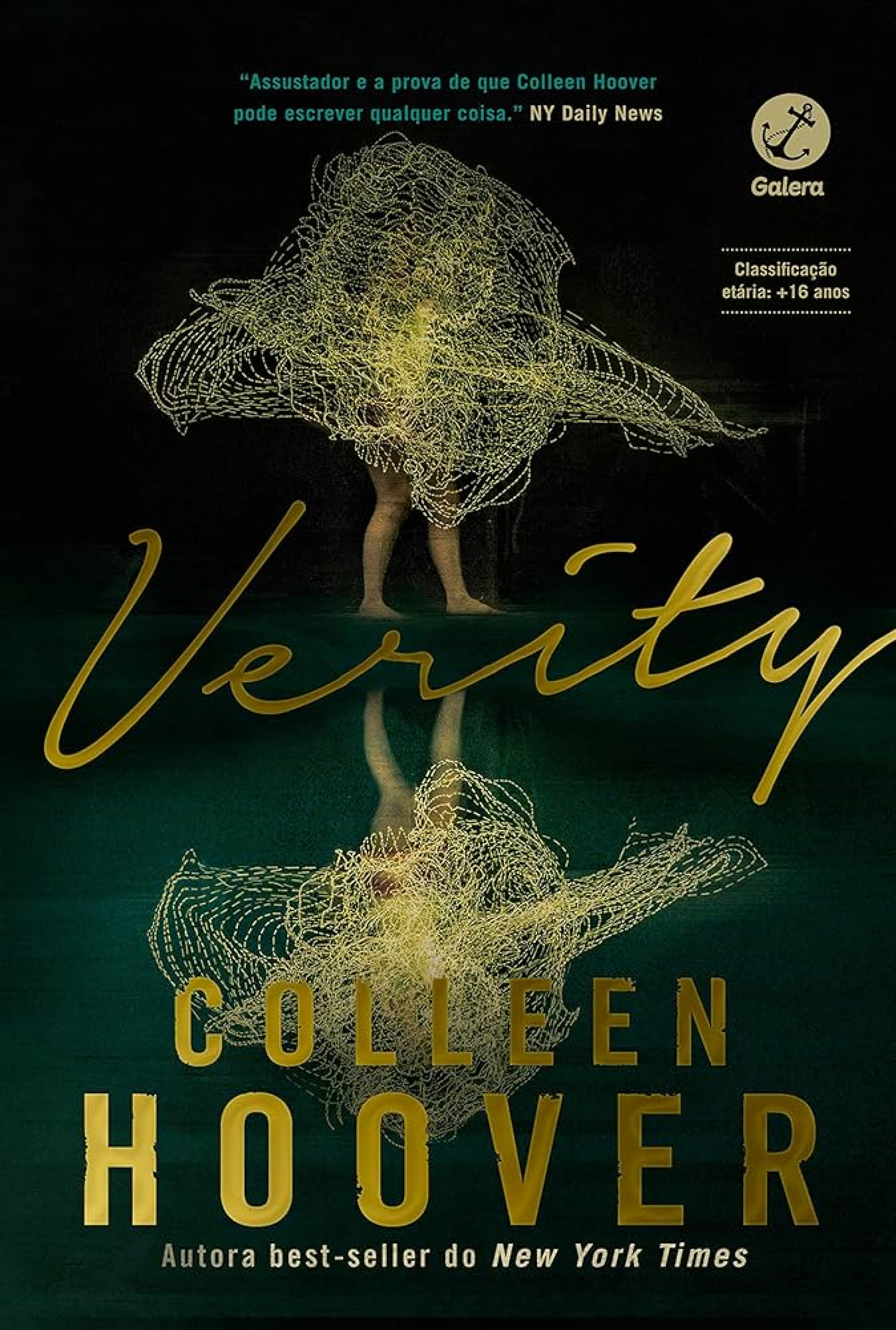 Capa do livro "Verity" de Colleen Hoover - Editora Galera Record