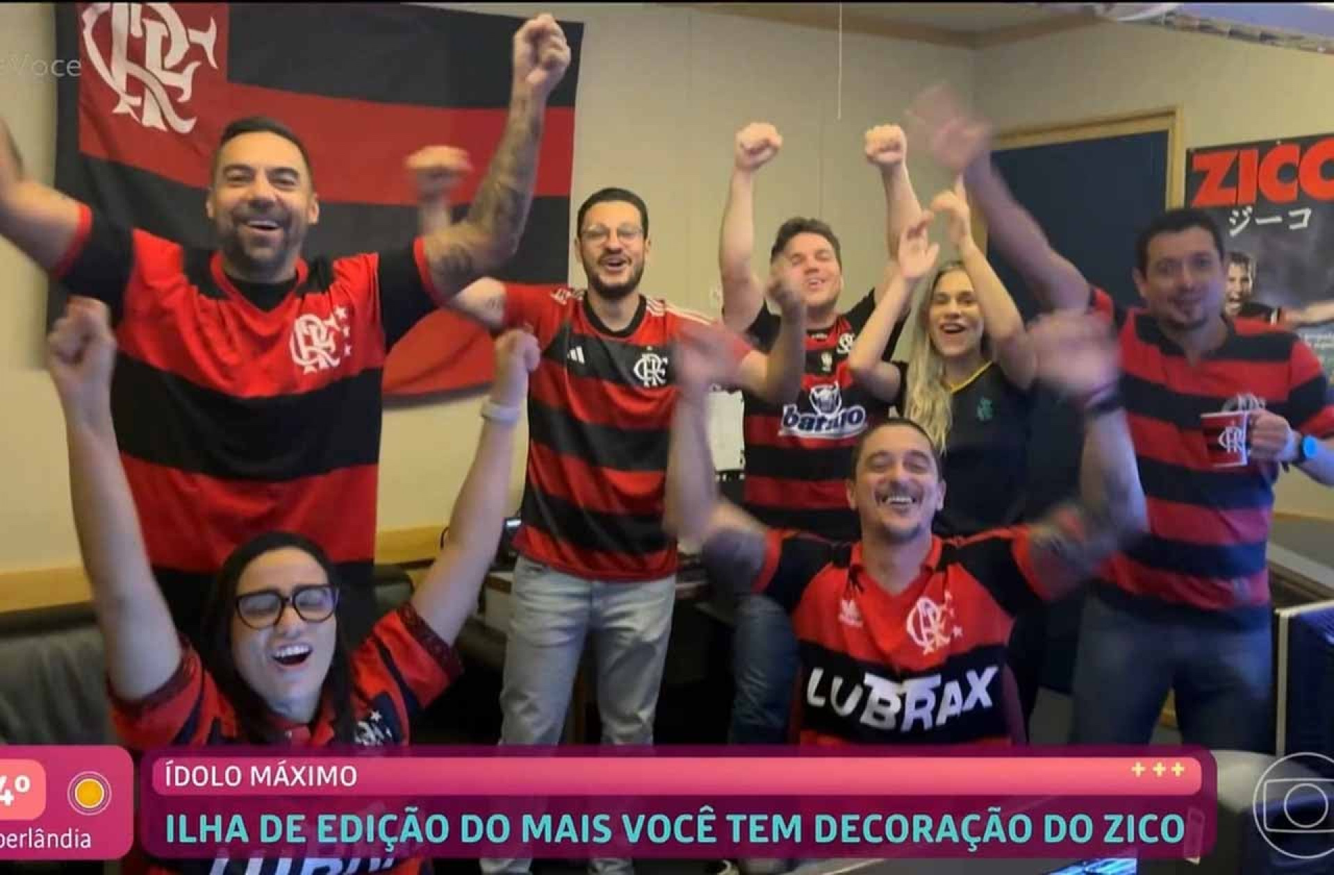 Ana Maria Braga comete gafe ao receber Zico no Mais Voc&ecirc;