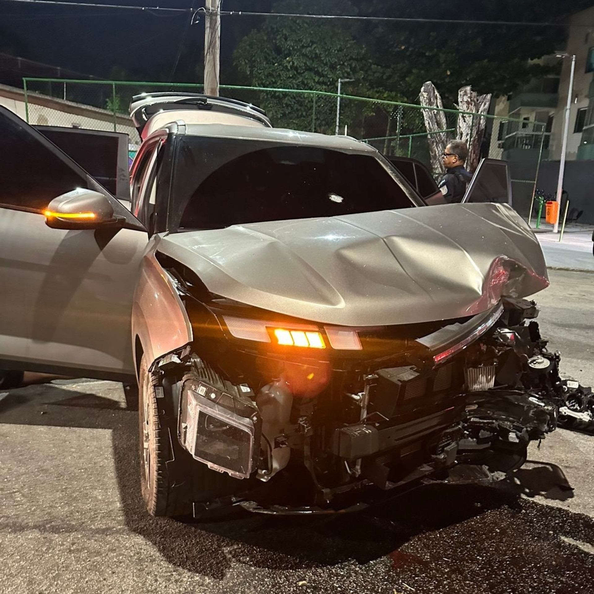 Carro utilizado pelos suspeitos no confronto - Reprodução / PMERJ