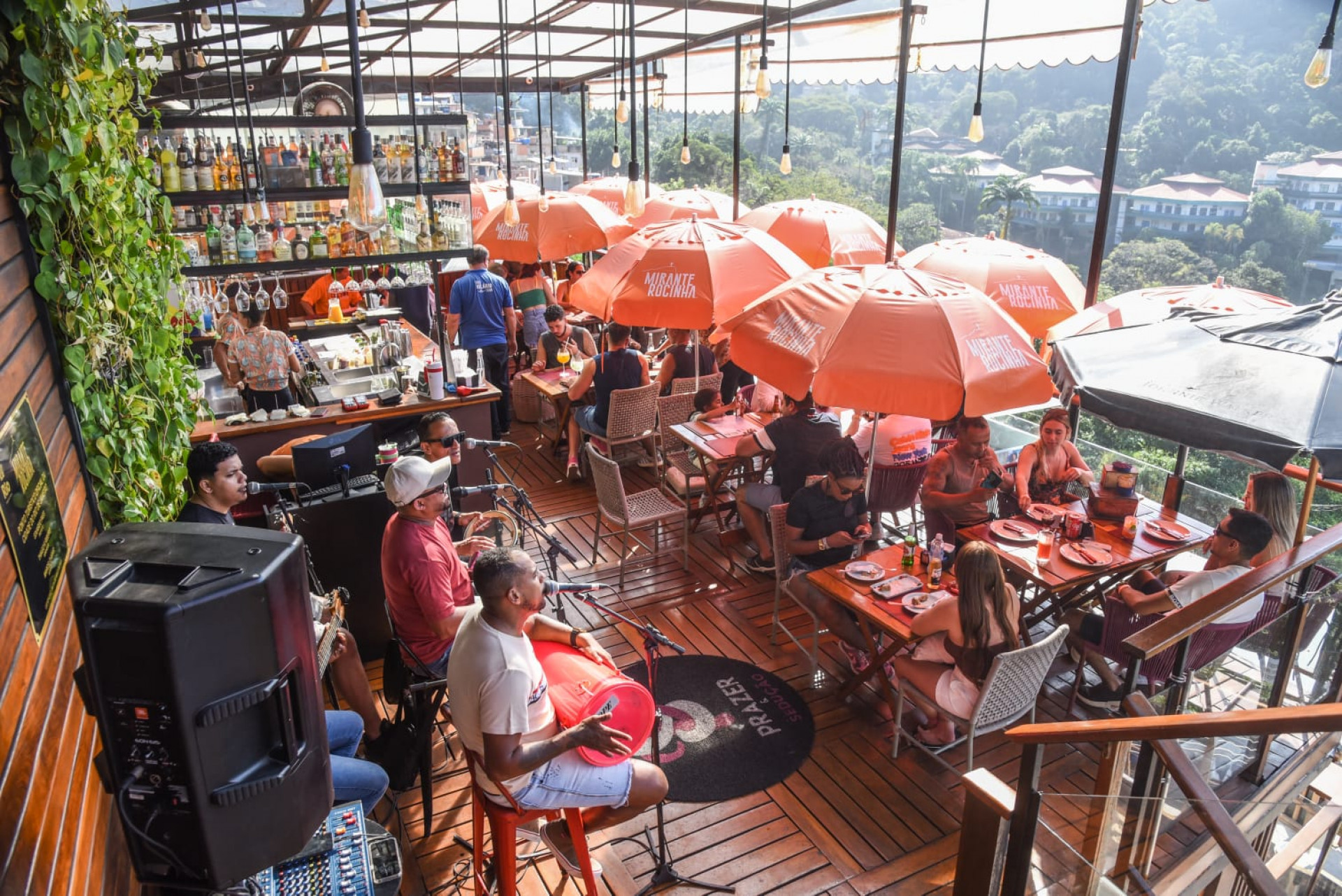 No Mirante da Rocinha, a experiência alia sabor com paisagem - Divulgação