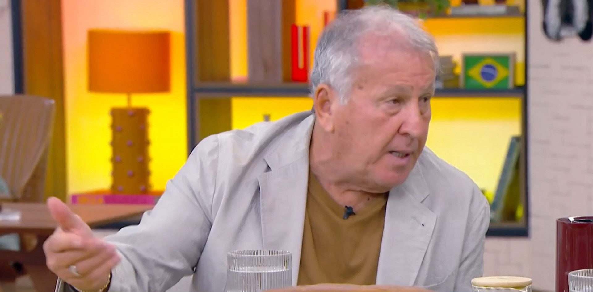 Zico, durante o programa 'Mais Você' transmitido nesta quinta-feira (16) - Reprodução / TV Globo