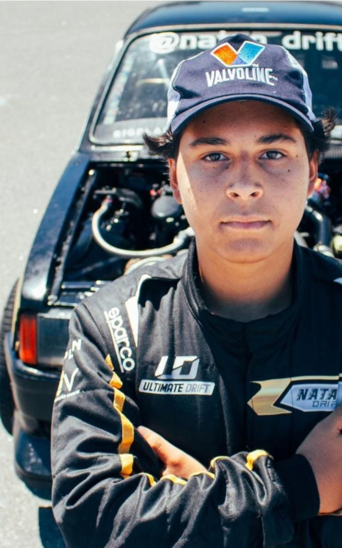 O piloto est&aacute; bem animado para as competi&ccedil;&otilde;es de Drift - Divulga&ccedil;&atilde;o