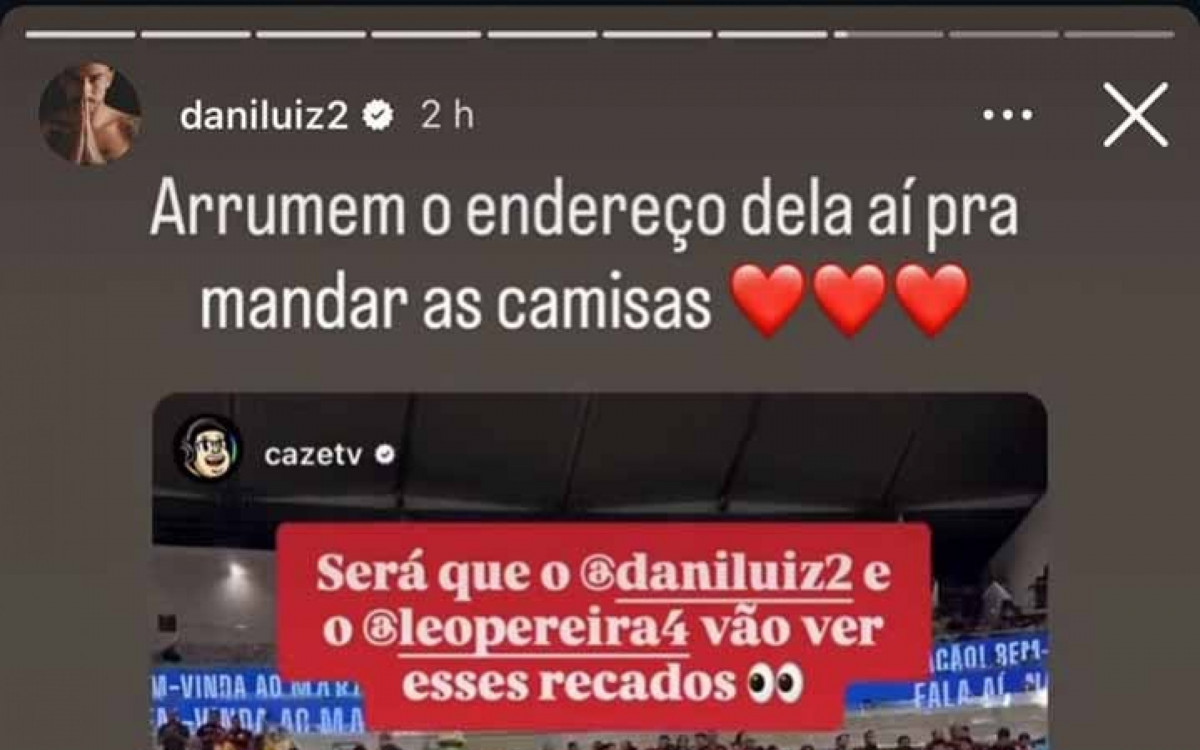 Ap&oacute;s pedido, Danilo puxa mobiliza&ccedil;&atilde;o para presentear torcedoras do Flamengo