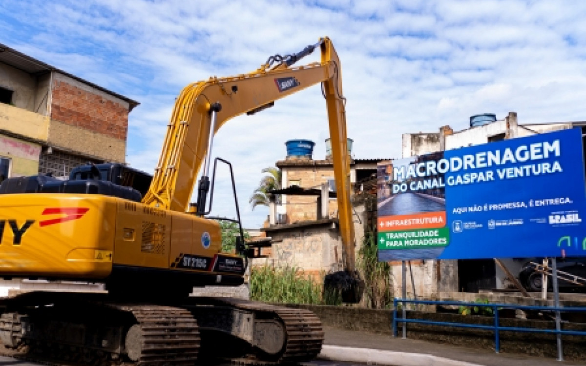 Duque de Caxias começa obra de canalização do Canal Ventura