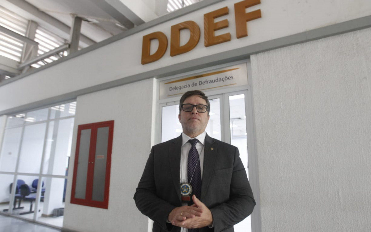 Delegado Marcos Andr&eacute; Buss, respons&aacute;vel pela investiga&ccedil;&atilde;o