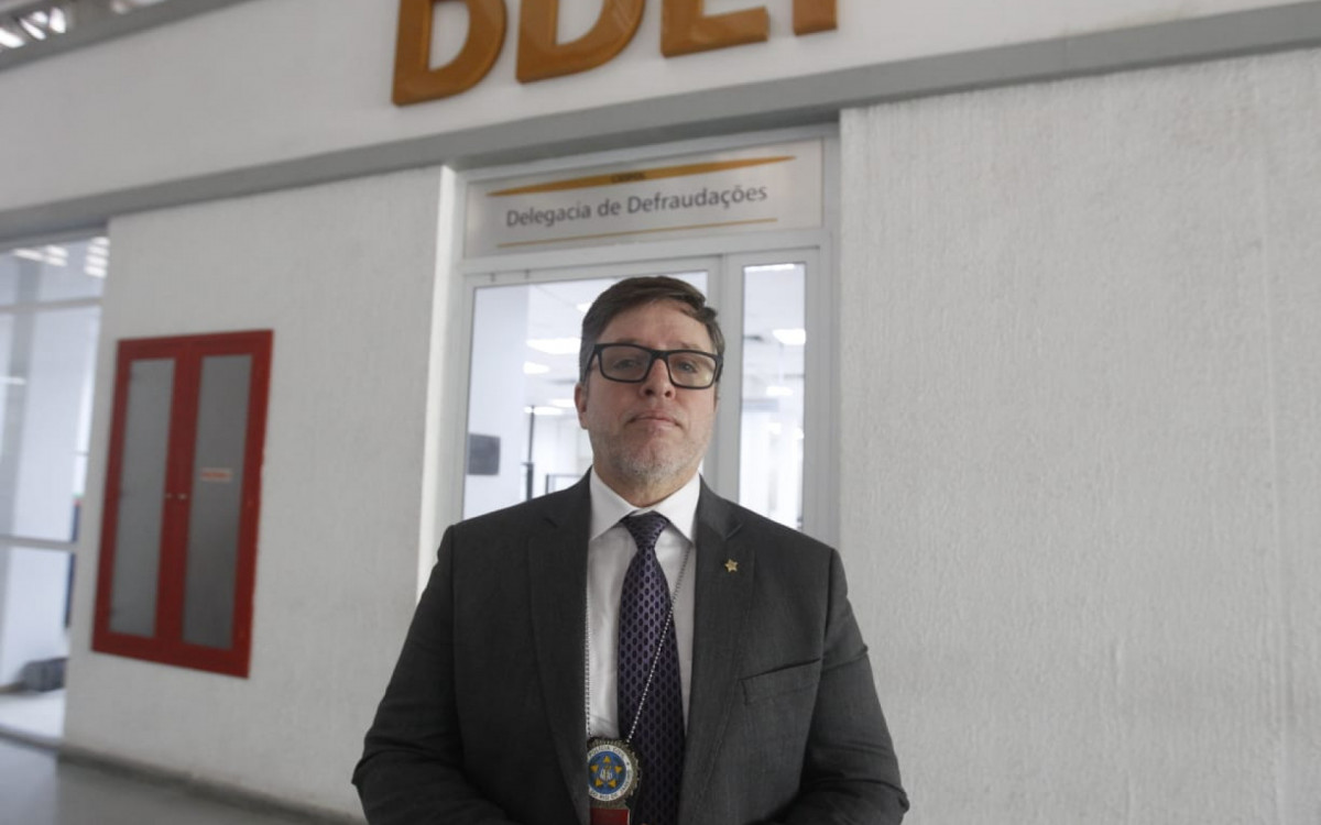 Delegado Marcos Andr&eacute; Buss, respons&aacute;vel pela investiga&ccedil;&atilde;o