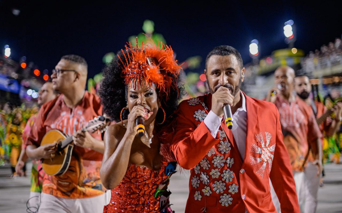 Pipa Brasey e Fredy Vianna no Carnaval
