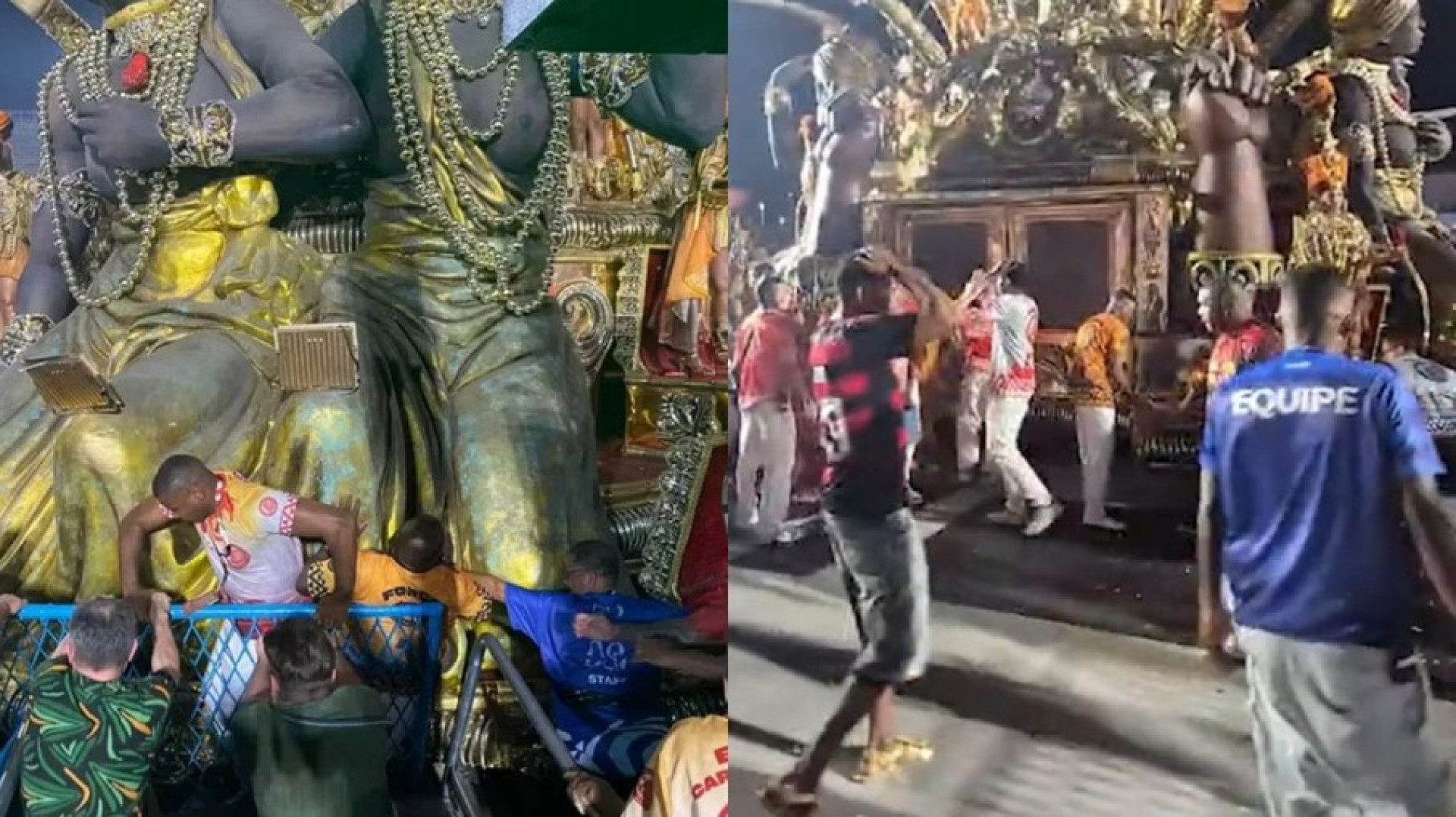 Morre integrante da União de Maricá atropelado por carro alegórico no carnaval