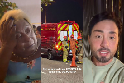 Patixa Teló sofre acidente no Rio e Rico Melquiades atualiza estado de saúde