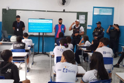 Bullying e educação no trânsito são temas de ação educativa em escolas de Quatis