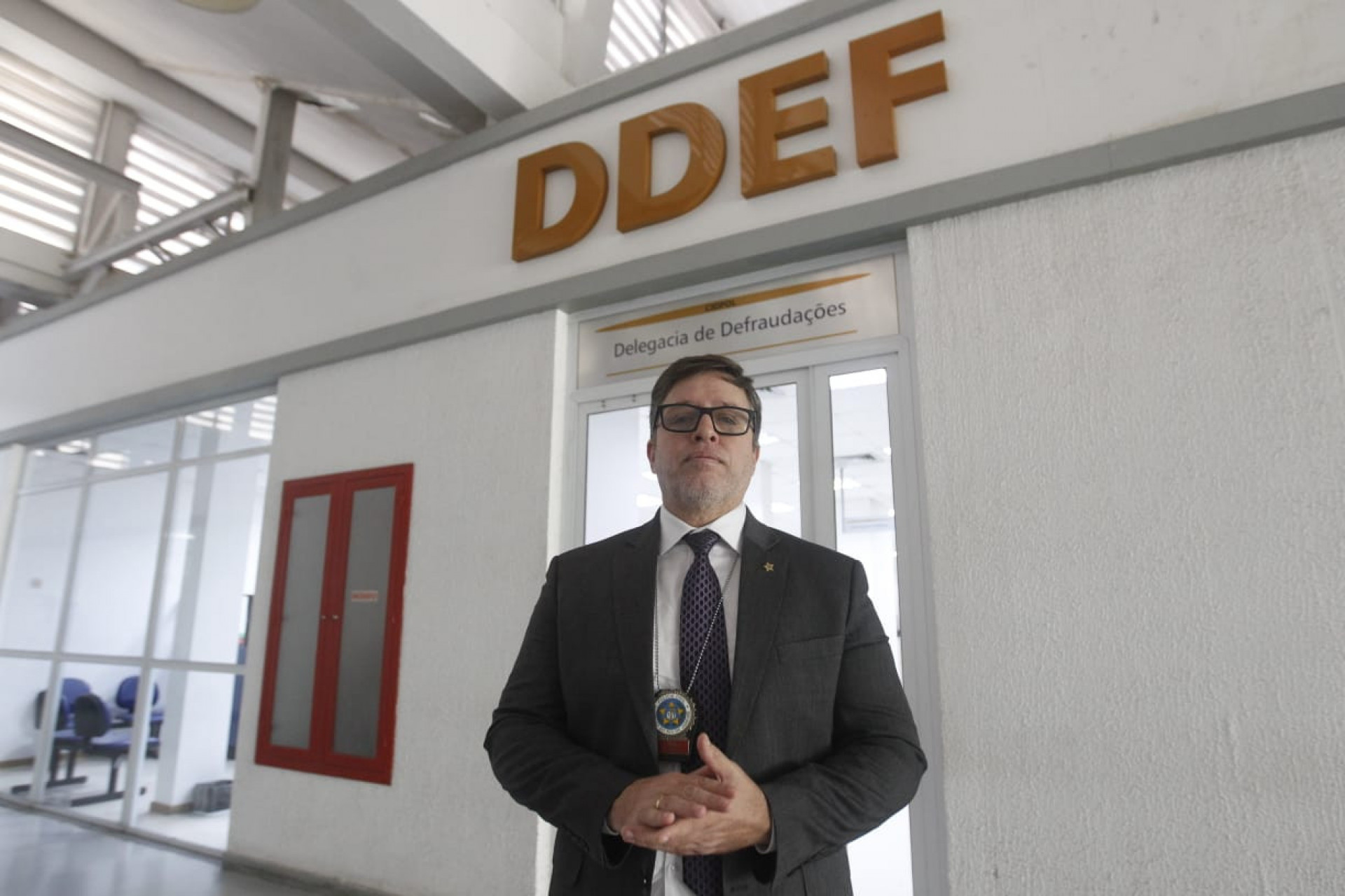 Delegado Marcos André Buss, responsável pela investigação - Reginaldo Pimenta/Agência O DIA