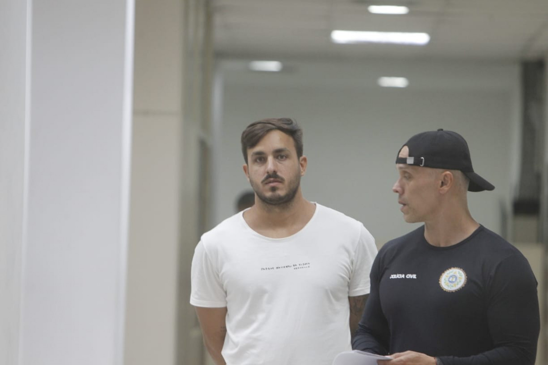 Igor Aguiar foi preso em Icaraí, em Niterói, e levado à Cidade da Polícia - Reginaldo Pimenta/Agência O DIA