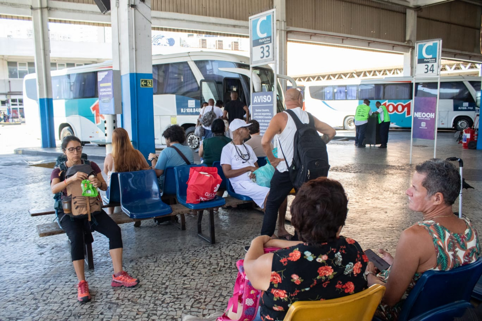 Mais de 350 mil passageiros devem passar pela rodoviária entre os dias 17 e 27 - Érica Martin / Agência O Dia