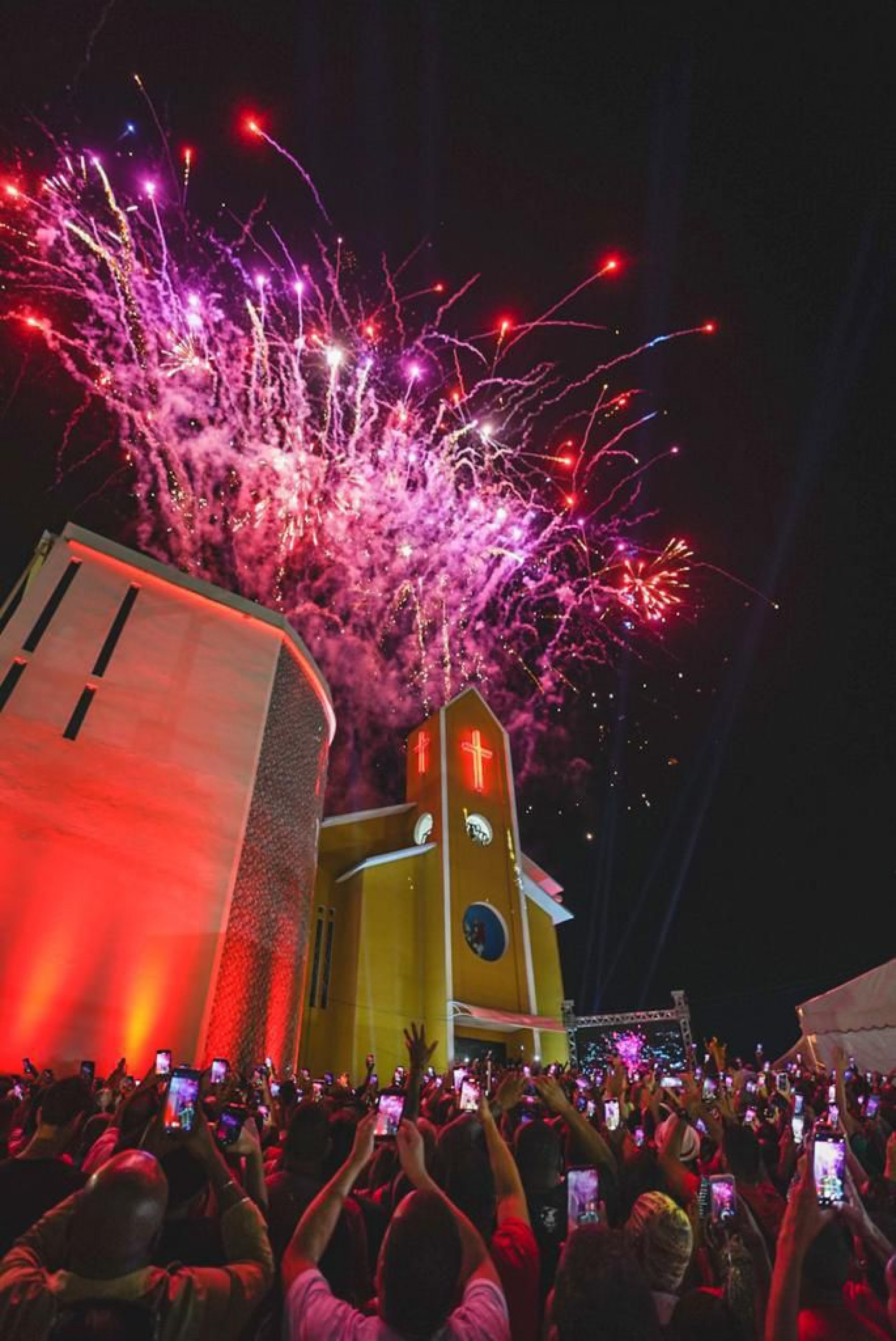 Alvorada é sempre um dos momentos mais esperados da festa de São Jorge em Quintino - Divulgação