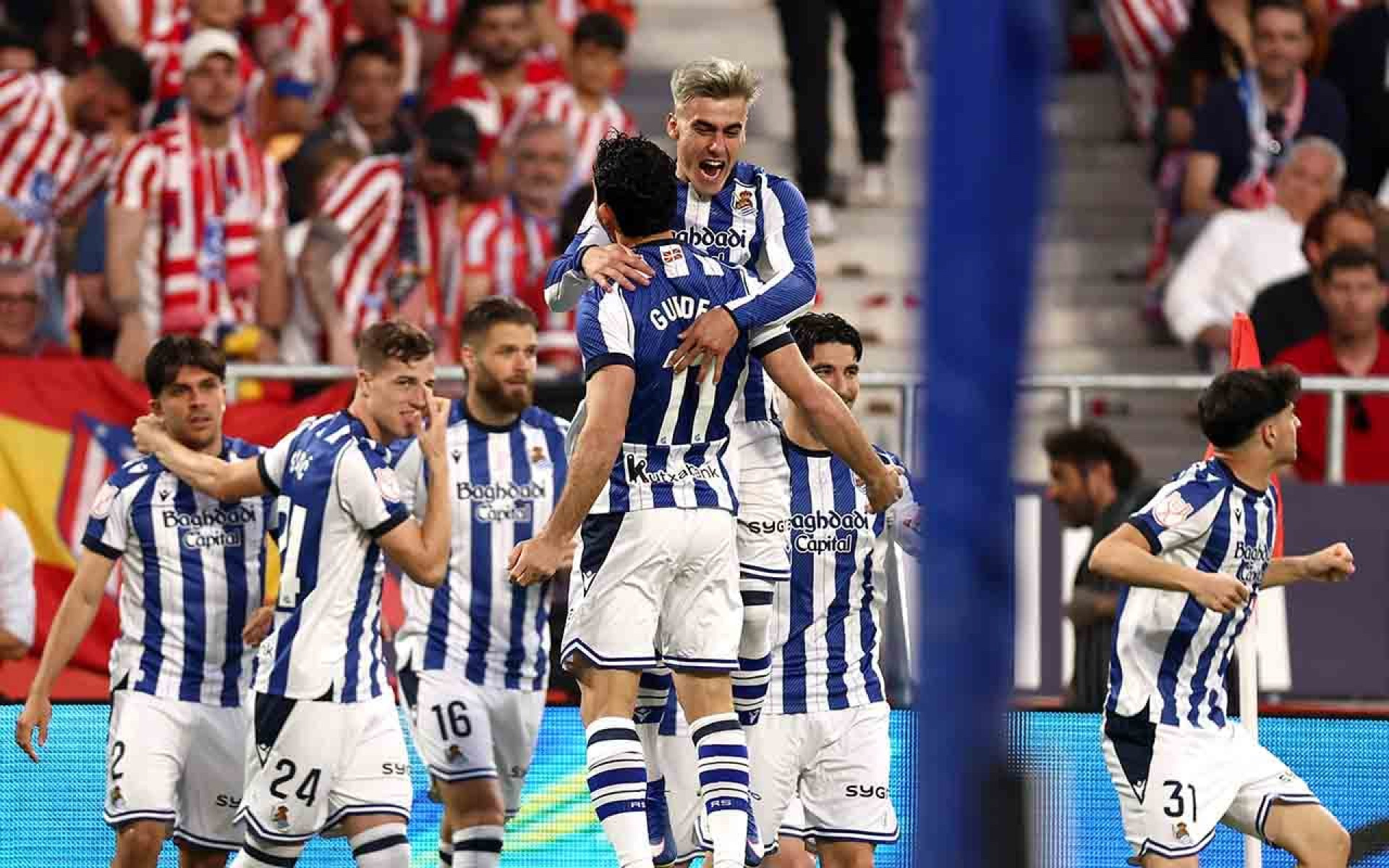 Real Sociedad vence Atl&eacute;tico nos penaltis  e &eacute; campe&atilde; da Copa do Rei