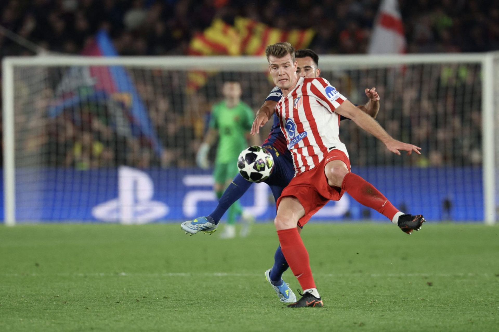 Sorloth joga pelo Atl&eacute;tico de Madrid - Lluis Gene / AFP