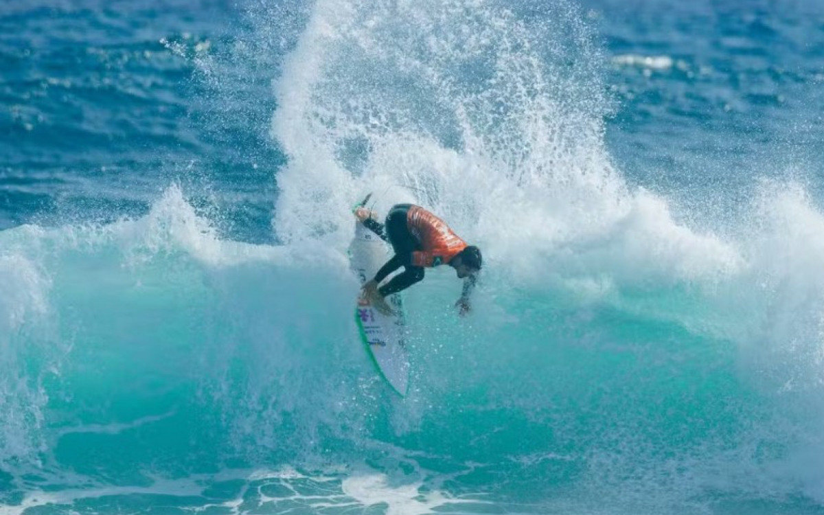 Gabriel Medina em ação em Margaret River, na Austrália