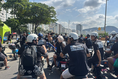 Condutores de autopropelidos realizam ato contra decreto que equipara veículos a ciclomotores