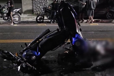 Colisão entre duas motos deixa um morto e feridos em Niterói