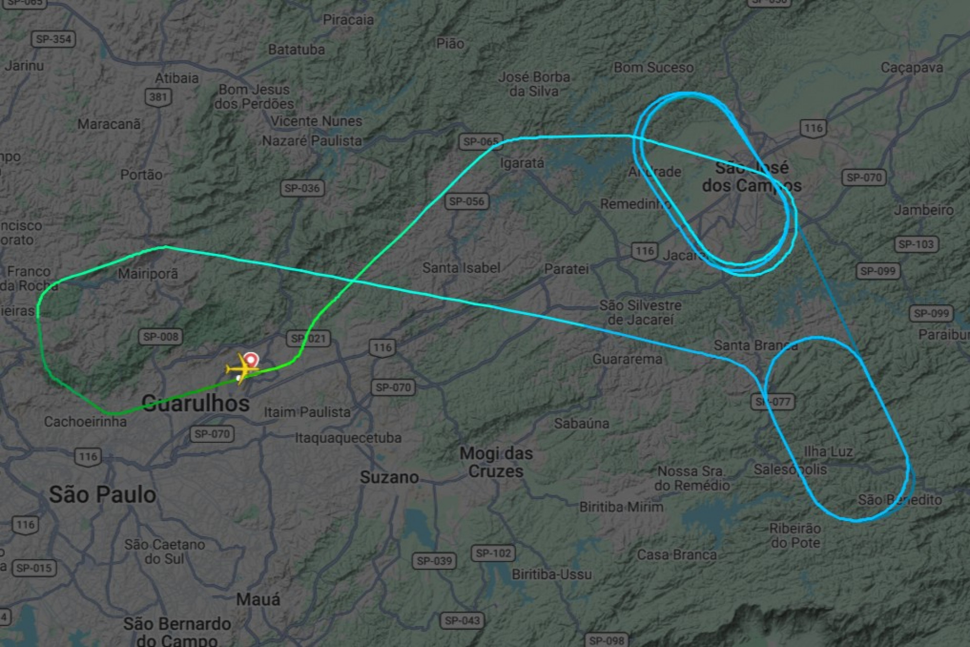 Após falha técnica, voo da Latam com destino a Nova York retorna a Guarulhos