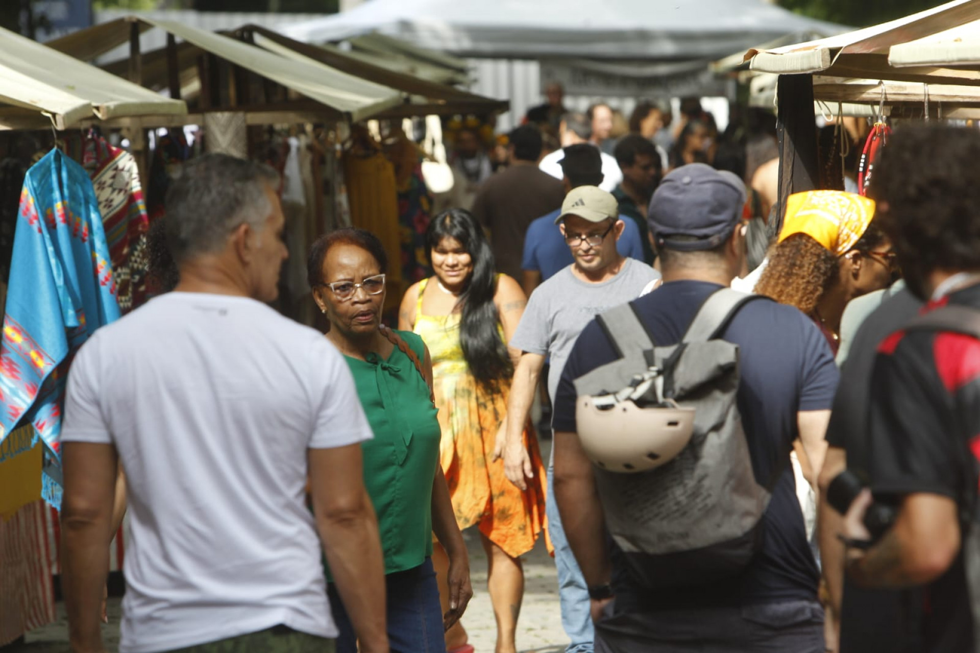 Feira no Parque Lage celebrou Dia dos Povos Originários - Reginaldo Pimenta / Agência O Dia