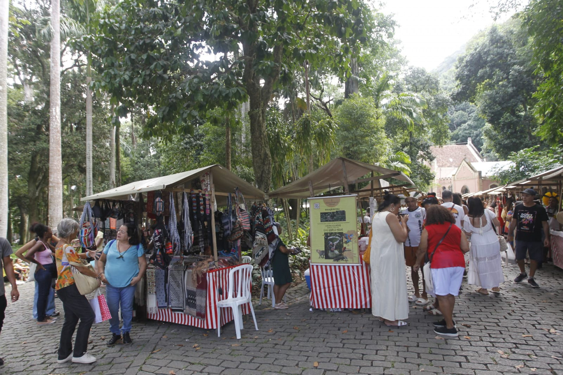 Feira no Parque Lage celebrou Dia dos Povos Originários - Reginaldo Pimenta / Agência O Dia