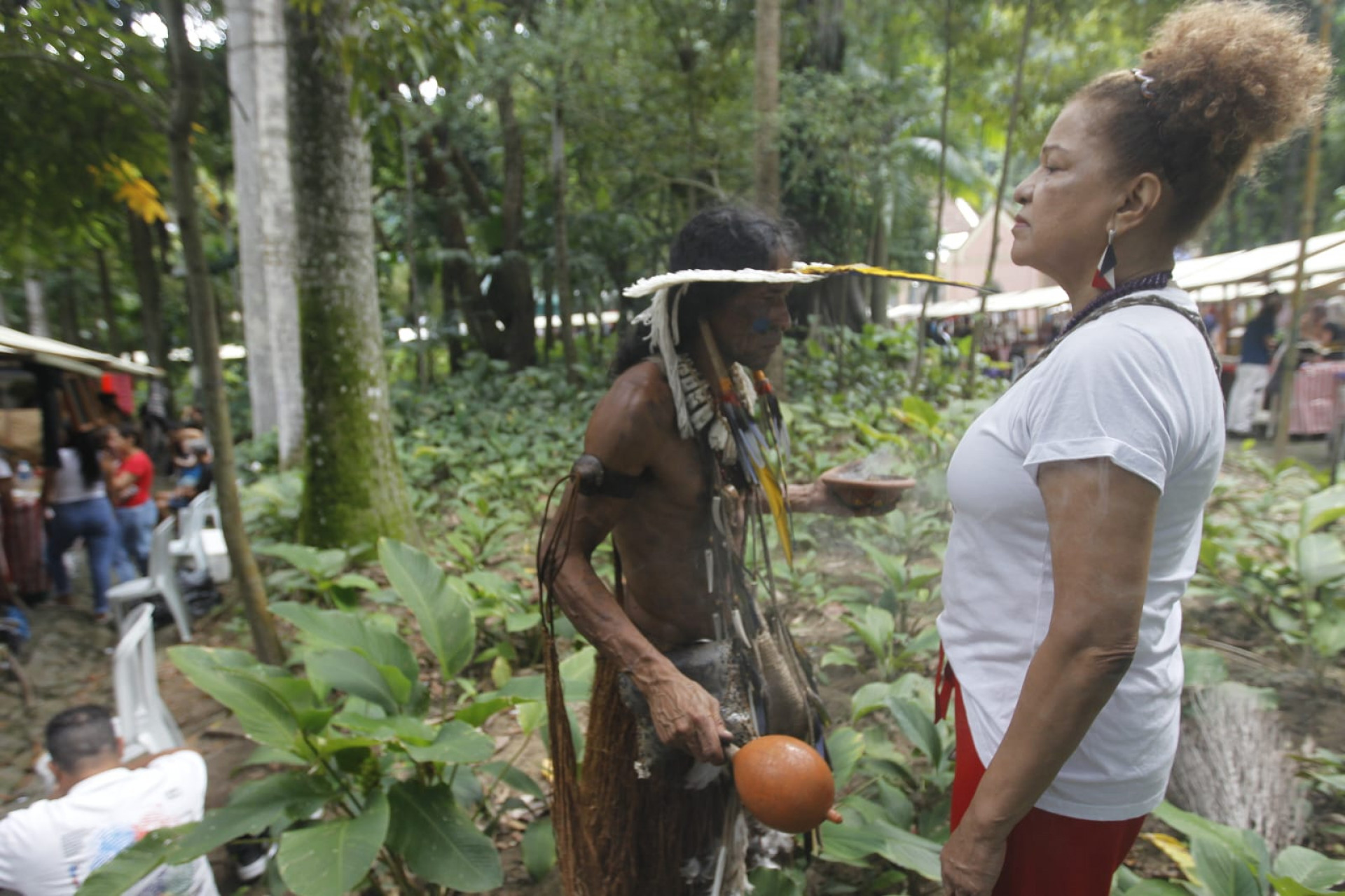 Feira no Parque Lage celebrou Dia dos Povos Originários - Reginaldo Pimenta / Agência O Dia