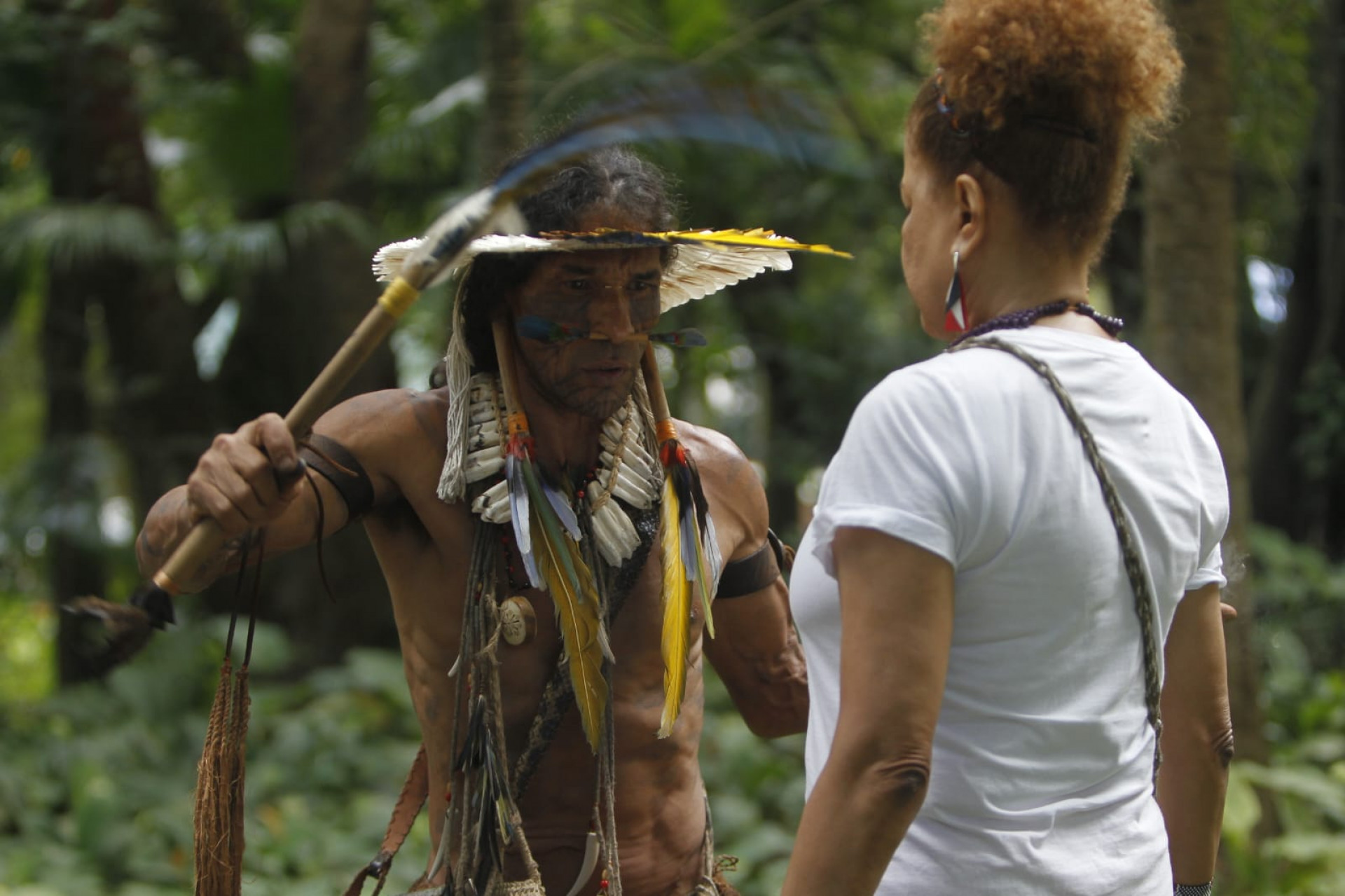 Feira no Parque Lage celebrou Dia dos Povos Originários - Reginaldo Pimenta / Agência O Dia