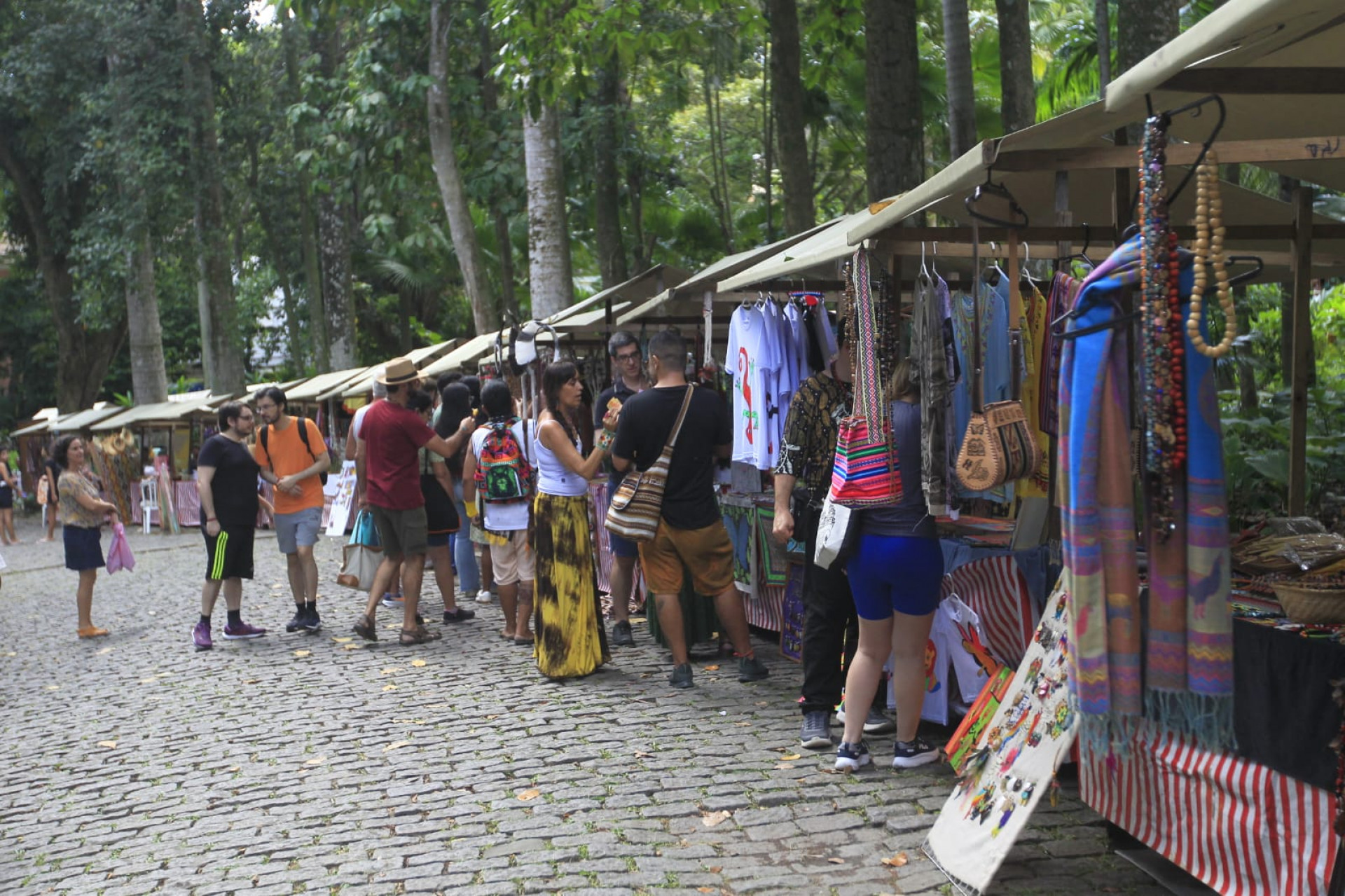 Feira no Parque Lage celebrou Dia dos Povos Originários - Reginaldo Pimenta / Agência O Dia