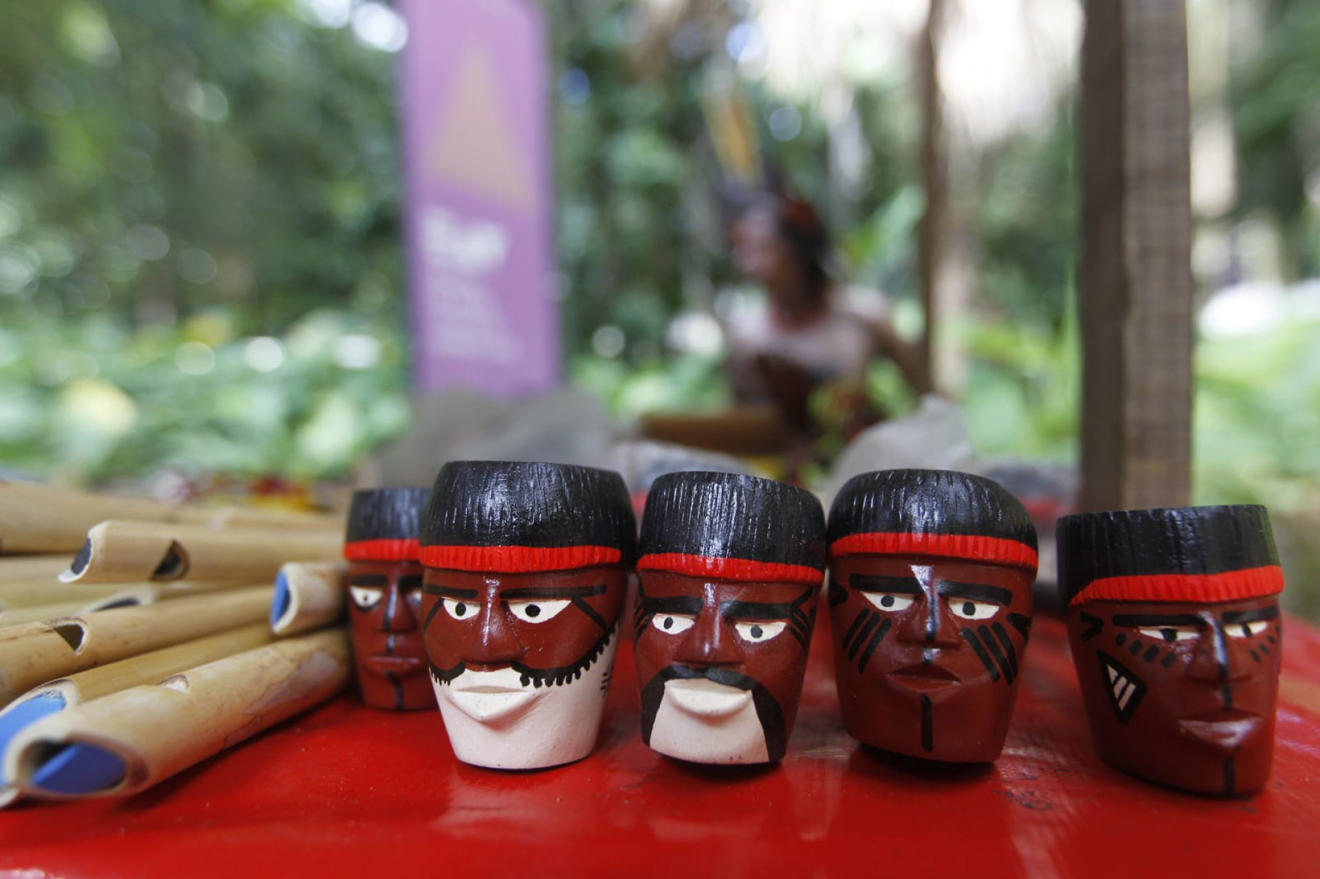 Feira no Parque Lage celebrou Dia dos Povos Originários - Reginaldo Pimenta / Agência O Dia