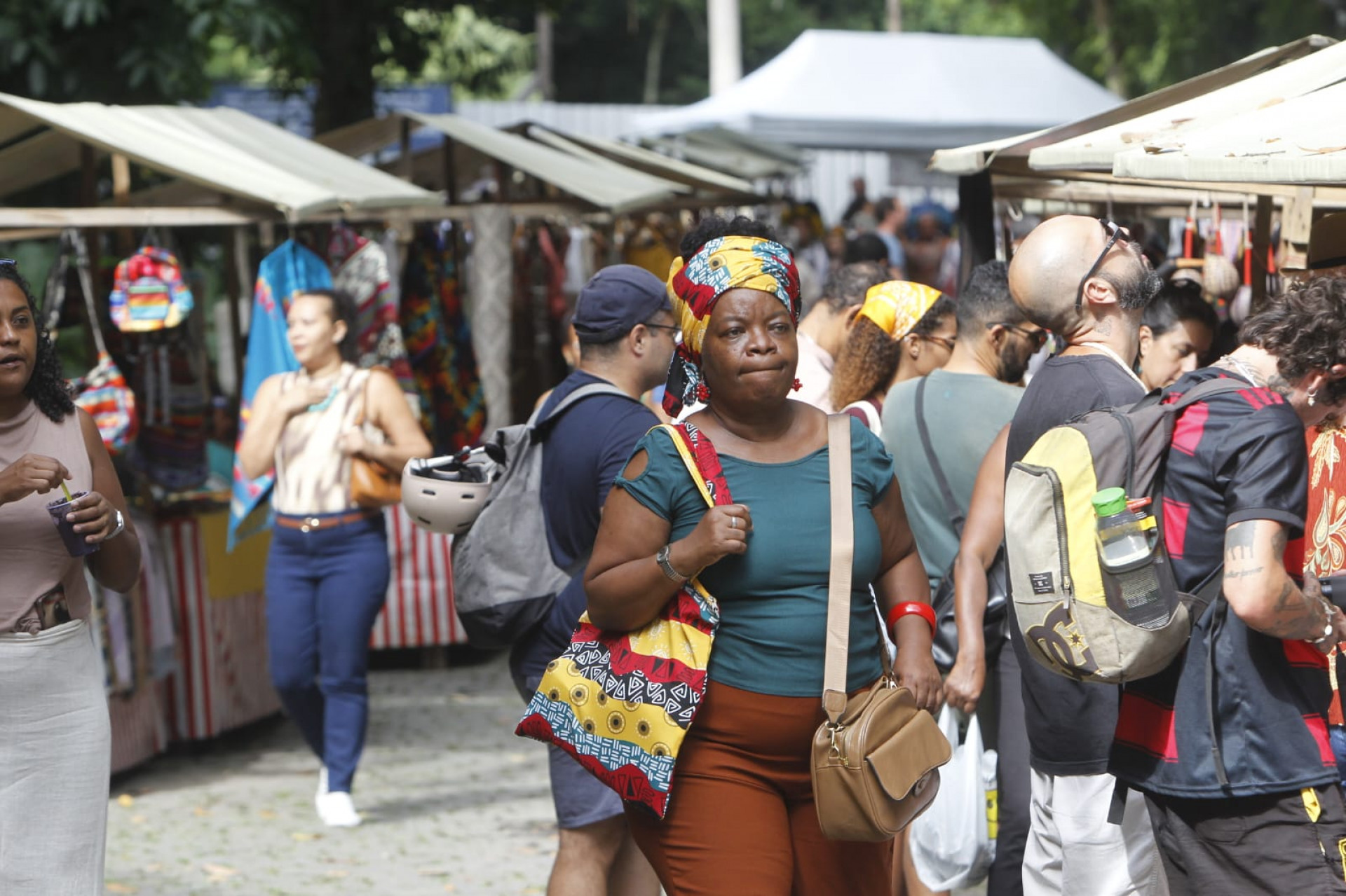 Feira no Parque Lage celebrou Dia dos Povos Originários - Reginaldo Pimenta / Agência O Dia