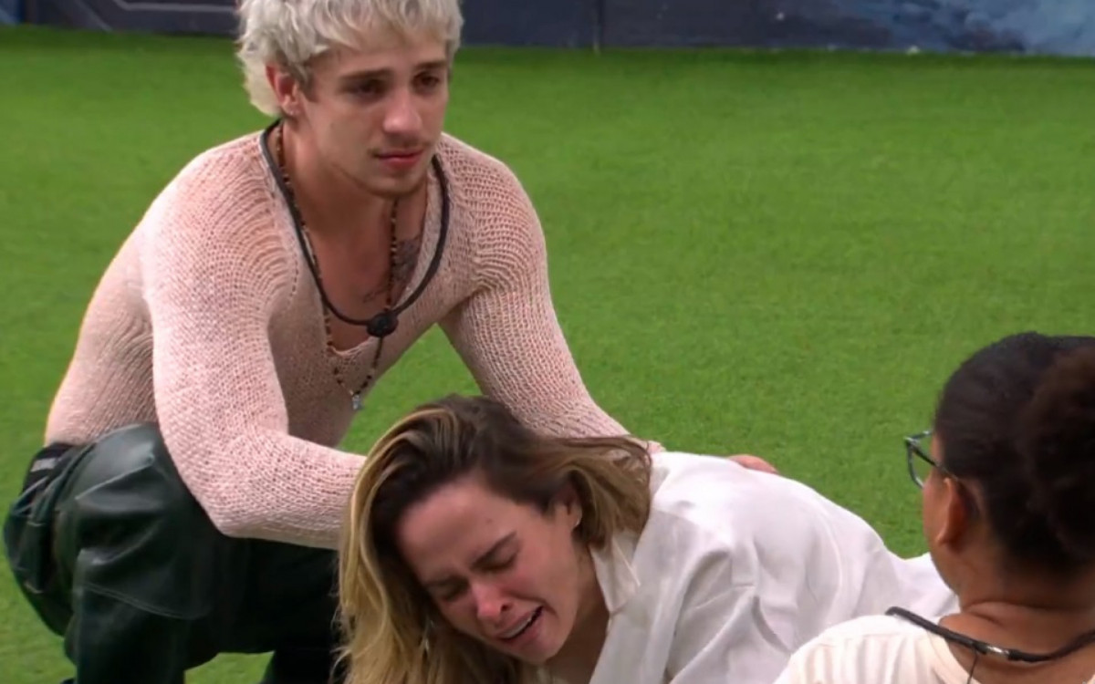 Ana Paula chora e recebe apoio de Milena e Juliano