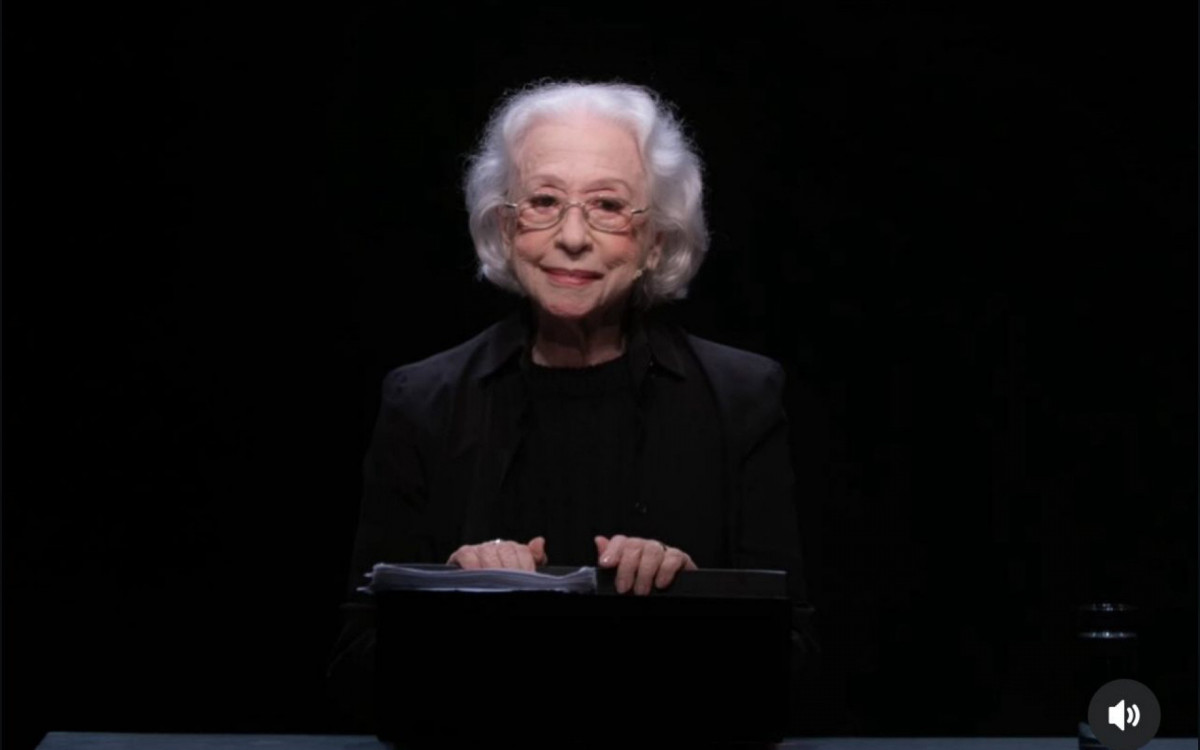 Fernanda Montenegro em publicação de Flora Gil - Reprodução / Instagram