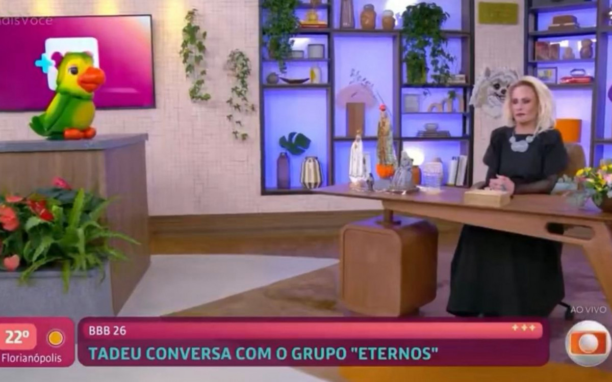 Ana Maria Braga se emociona ao rever discurso de Tadeu Schmidt sobre luto