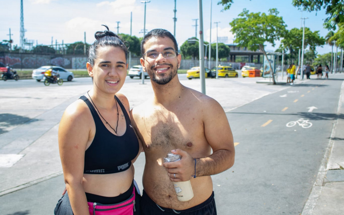 Samira Santos e Miguel Dietrich