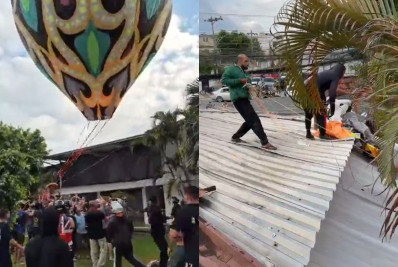 Vídeo: casa de festas é invadida por grupo de 40 homens armados para resgatar balão